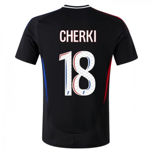 Camiseta Olympique Lyonnais Rayan Cherki 18 Segunda 2024-25 Camiseta Olympique Lyonnais Rayan Cherki 18 Segunda 2024-25